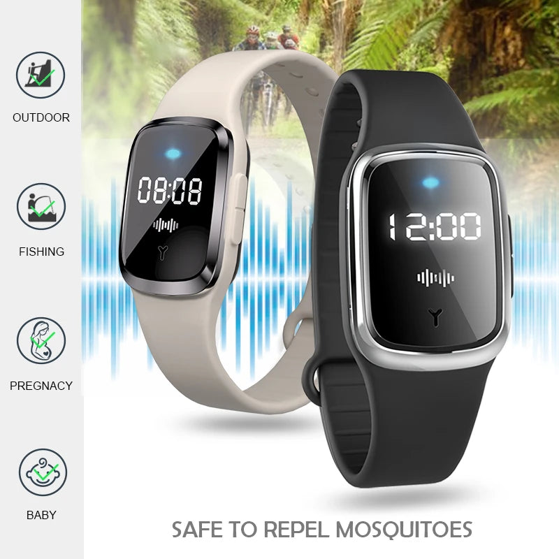 Mosquito repellent wristband 
ultrasonic rechargeable USB