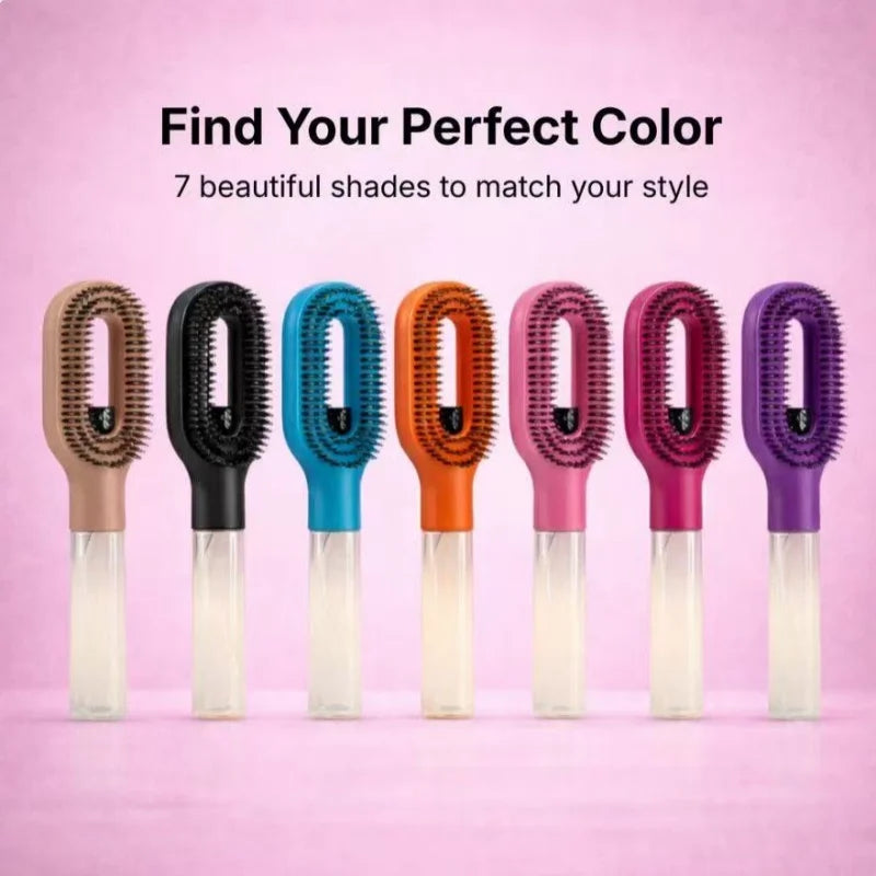 Multi-functional dual-purpose spray bottle comb, suitable for wet and dry scalp combing, dual-purpose spray comb brush