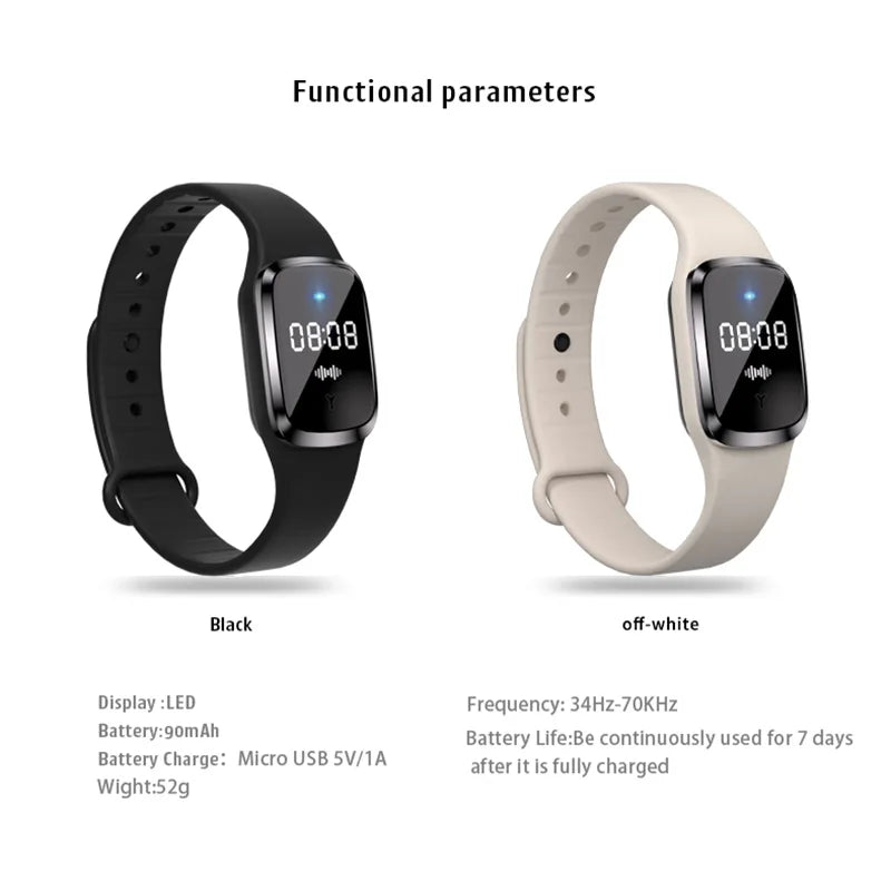 Mosquito repellent wristband 
ultrasonic rechargeable USB